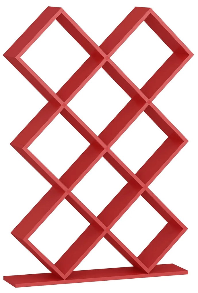Estante Kumsal – Vermelho – 90x129x19,5 cm