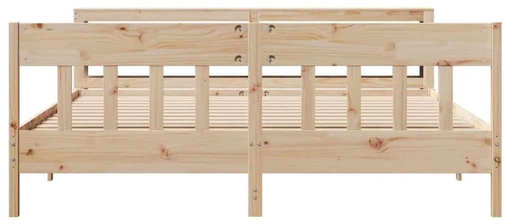 Cama sem colchão 180x200 cm madeira de pinho maciça