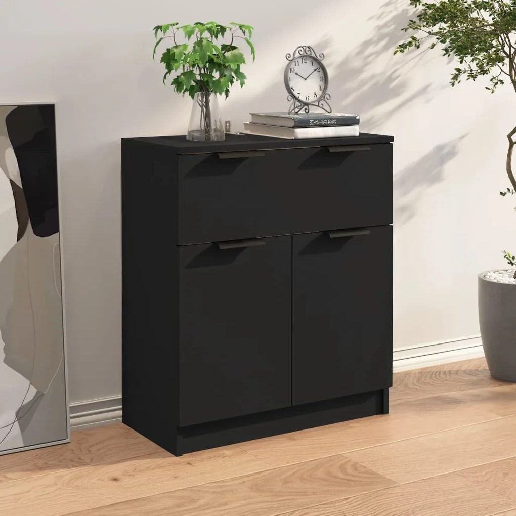 Aparador Flix de 60cm - Preto - Design Moderno