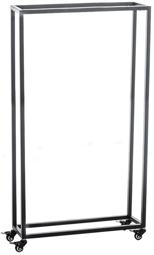 Suporte para lenha Hetta 25 x 60 x 150 cm Preto