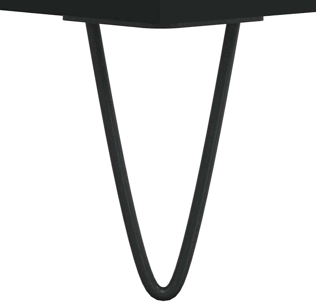 Armário de casa de banho 80x33x60 cm derivados de madeira preto