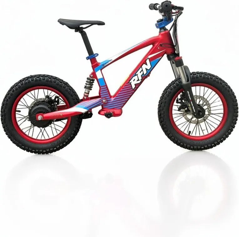Bicicleta elétrica infantil 350W 16" Roan RXF Evo-S Vermelha
