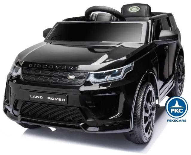 Carro eletrico crianças Land Rover Discovery Sport 12V 2.4G Preto Metalizado
