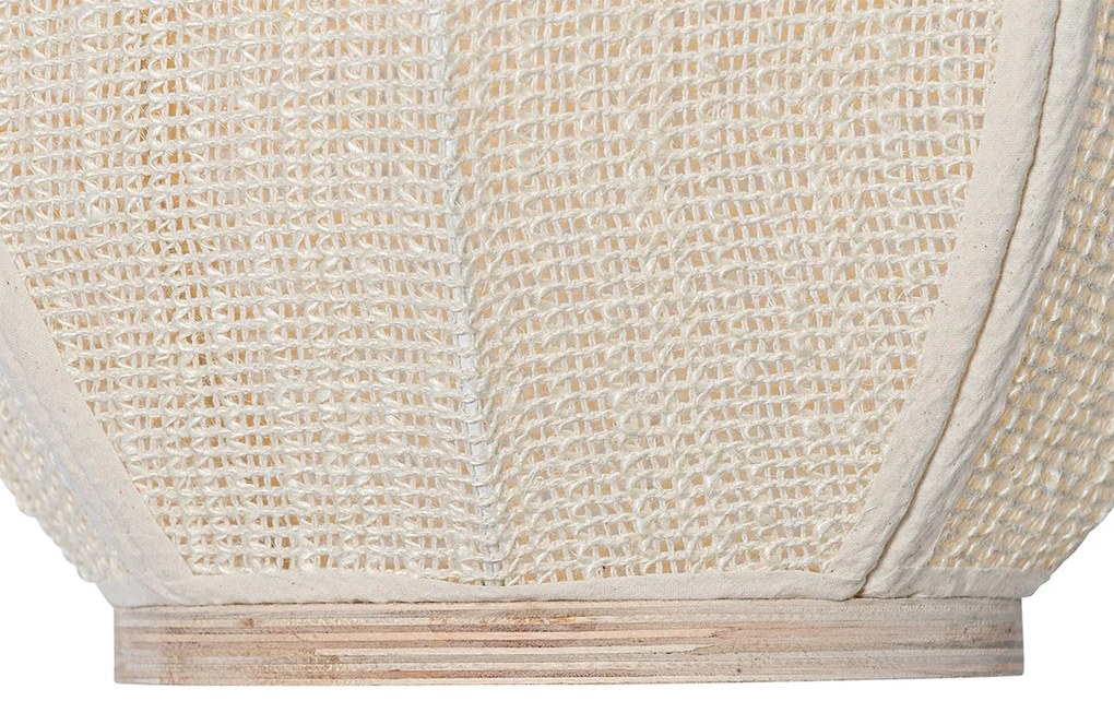 Candeeiro de suspensão oriental natural 35 cm - Rob Oriental