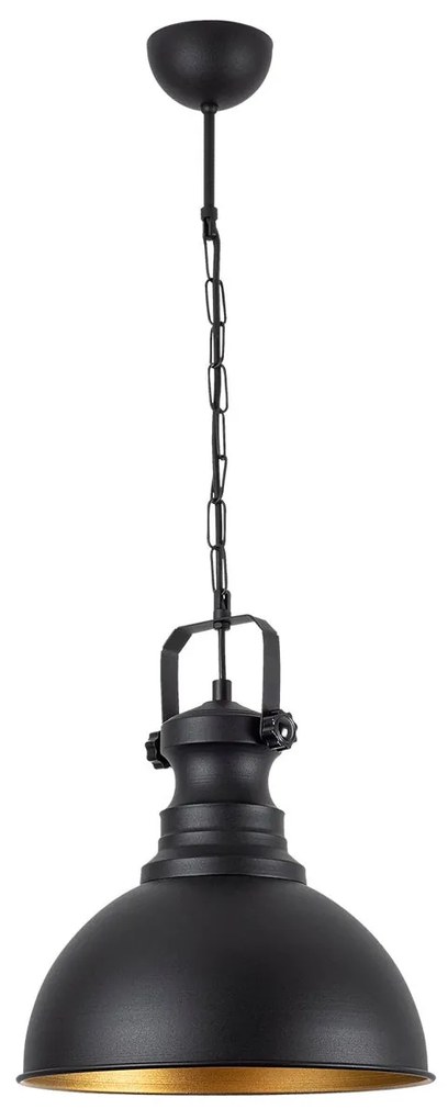 Candeeiro de Teto Saglam – Preto – Diâmetro 31 cm x Altura 85 cm