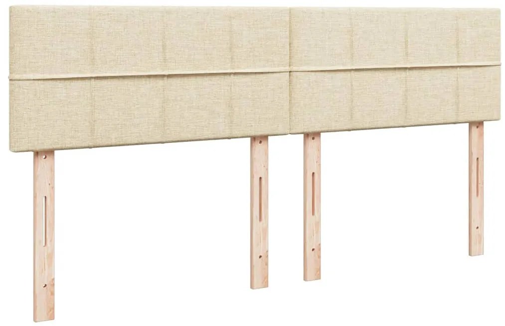 Cama com molas/colchão 180x200 cm tecido cor creme