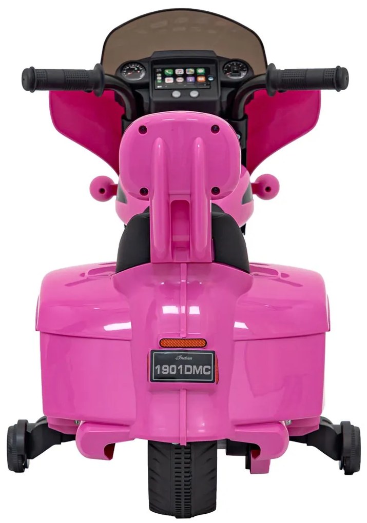 Mota elétrica para crianças 6V, Chopper INDIAN, 3 a 5 anos Rosa