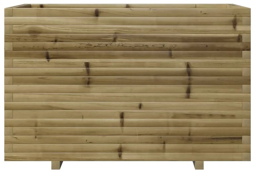 Vaso/floreira de jardim 110x60x72cm madeira de pinho impregnada