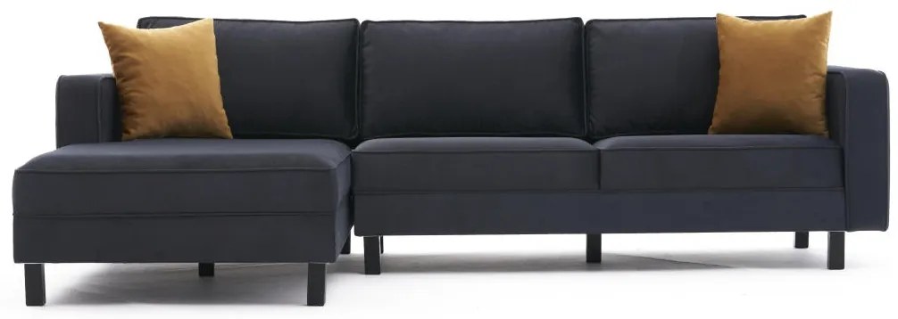 Sofá de Canto Kale – Antracite – 258 x 83 x 181 cm