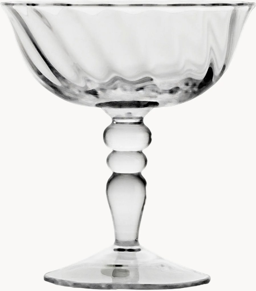 Taças coupe artesanais Opacity, conjunto de 2