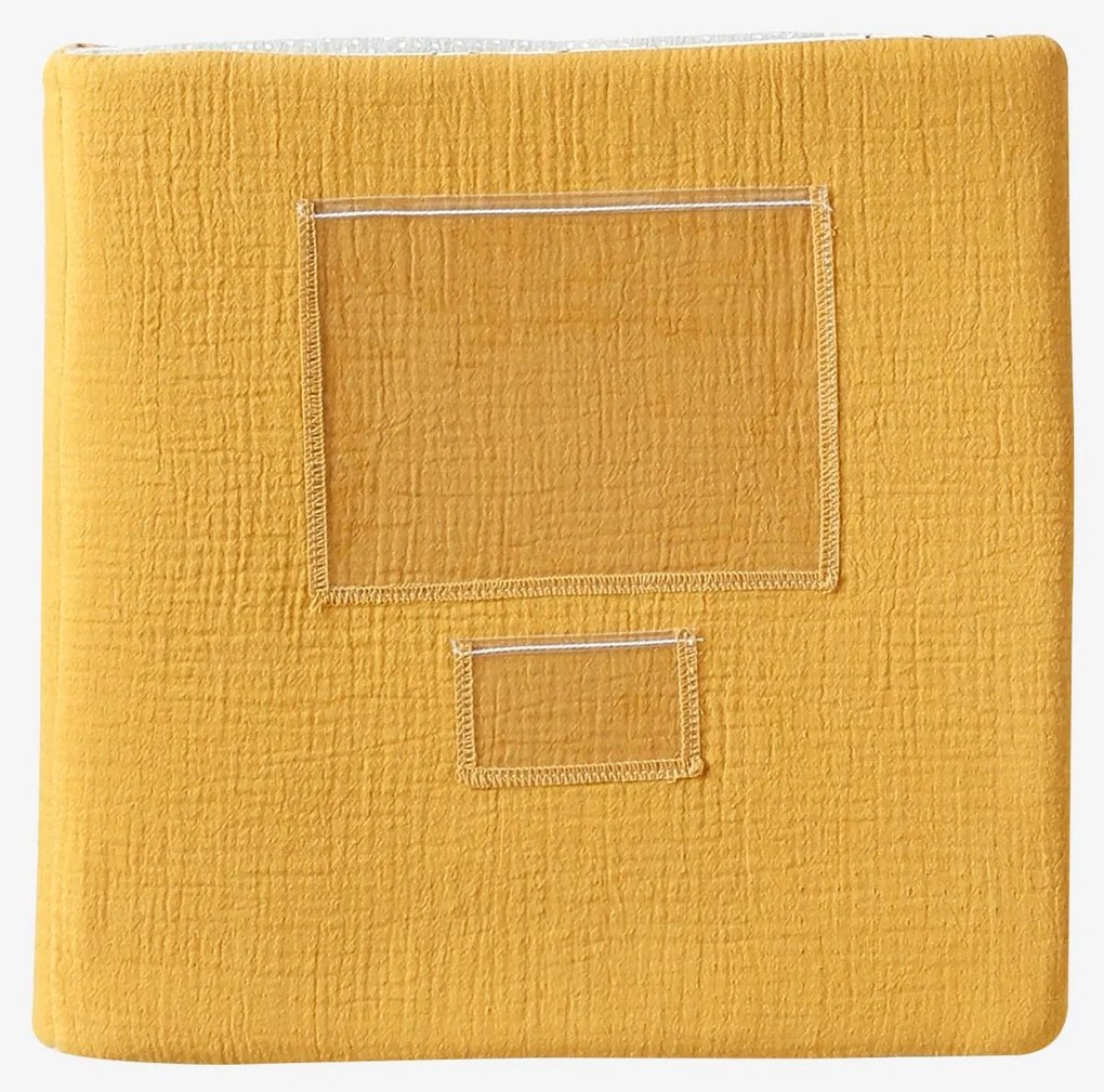 Grande ábum de fotografias personalizável  amarelo