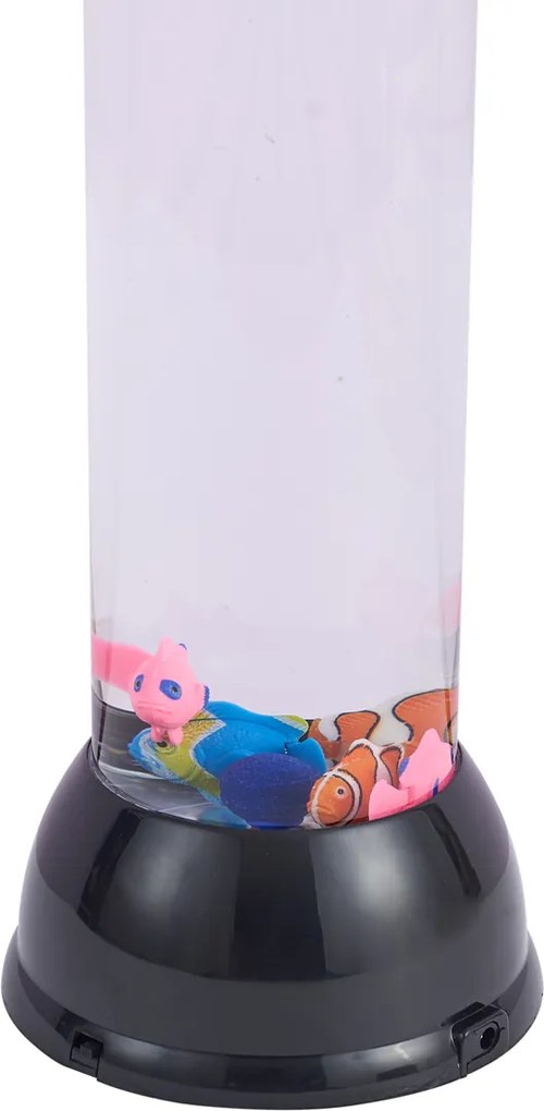 Tubo de Bolhas Preto 90cm incl. LED RGB - Zoop