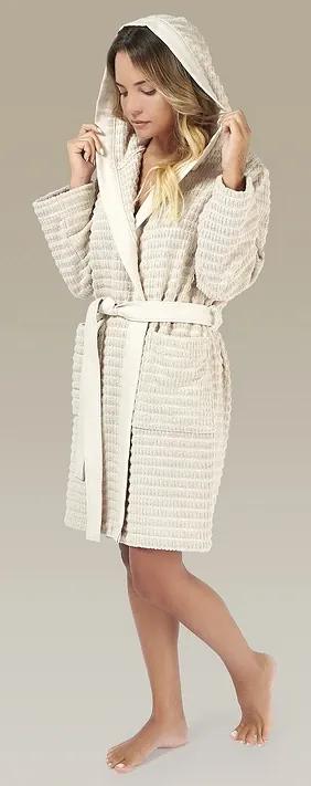 Roupão de banho 100% algodão 400 gr./m2 - Swell robe Lasa Home: Cinzento M