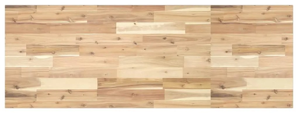 vidaXL Tampo p/ móvel casa de banho 120x50x2 acácia maciça não tratada