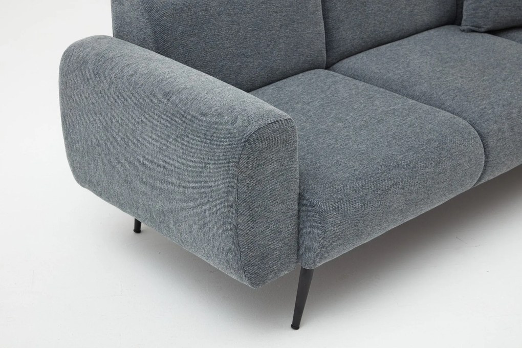 Sofá de 3 Lugares Side – Antracite – 235x77x82 cm