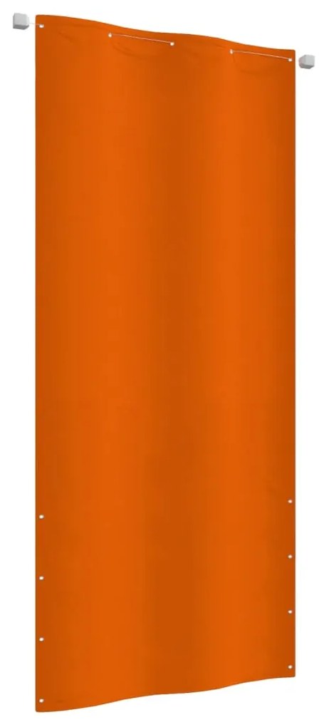vidaXL Tela de varanda 100x240 cm tecido oxford laranja