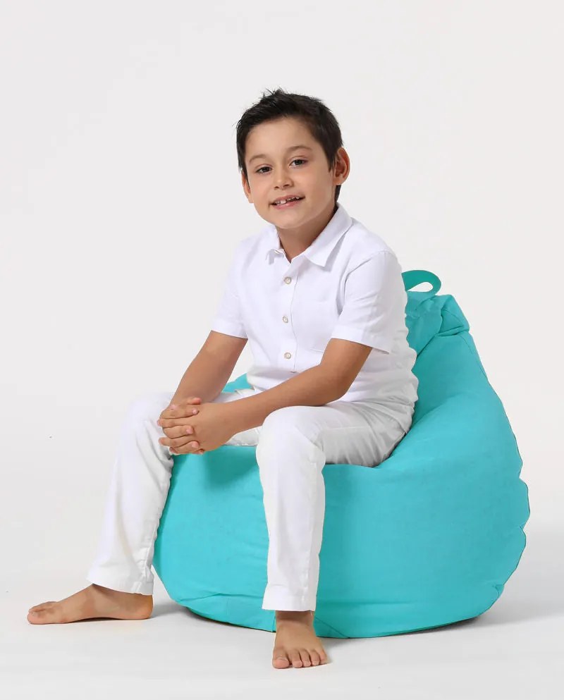 Puff de Jardim Premium Kids – Turquesa – 60x60x25 cm | Tribo Home