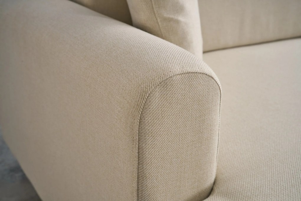 Sofá-Cama de Canto Mane – Creme – 246 x 85 x 160 cm