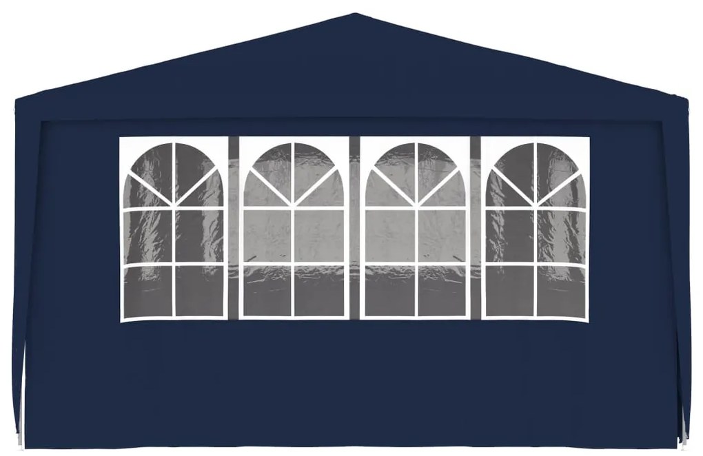 Tenda festas profissional c/ paredes laterais 4x6m 90g/m² azul