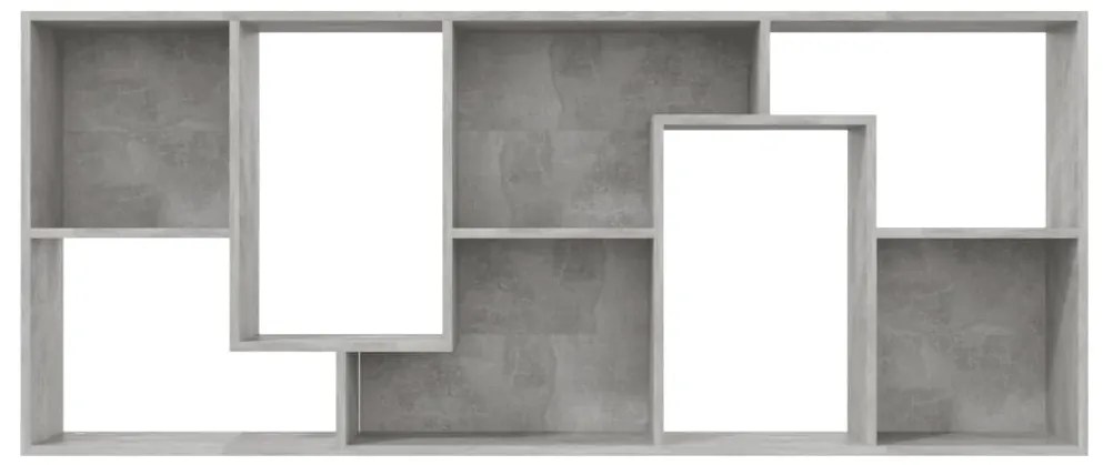 Estante 67x24x161 cm derivados de madeira cinzento cimento