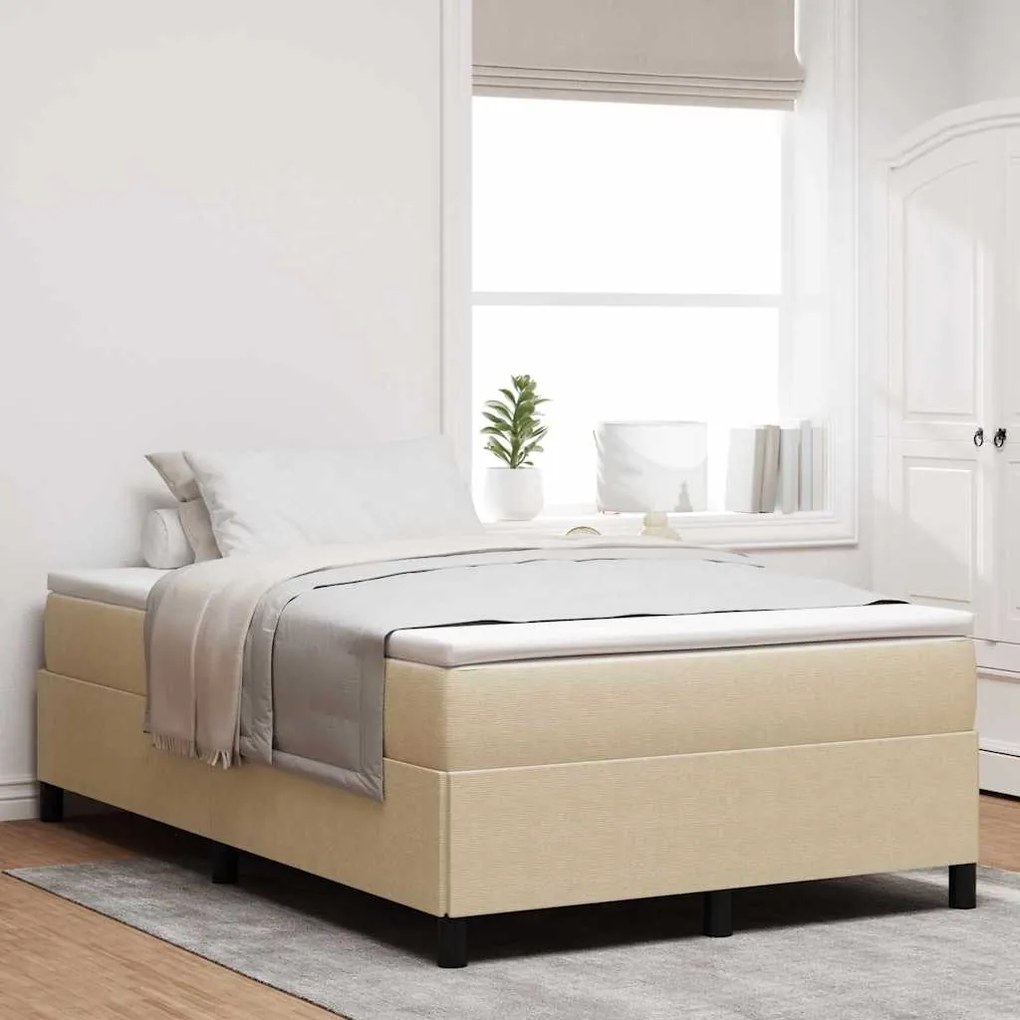 Estrutura de Cama vidaXL Verde Claro Cinza 120x190 cm Tecido de Corduroy