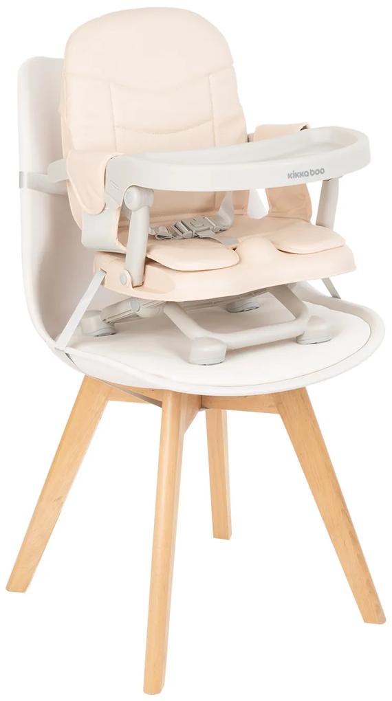 Cadeira refeição para bebé Assento com função elevador Pappo Bege