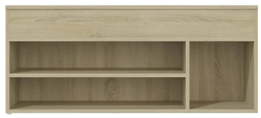 Banco sapateira 105x30x45 cm derivados madeira carvalho sonoma