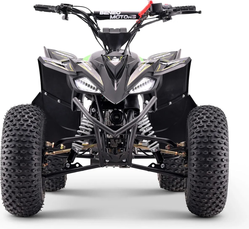 Moto 4 Crianças + 8 anos 125cc - Beneo Predator Até 55 Km/h com limitador Verde