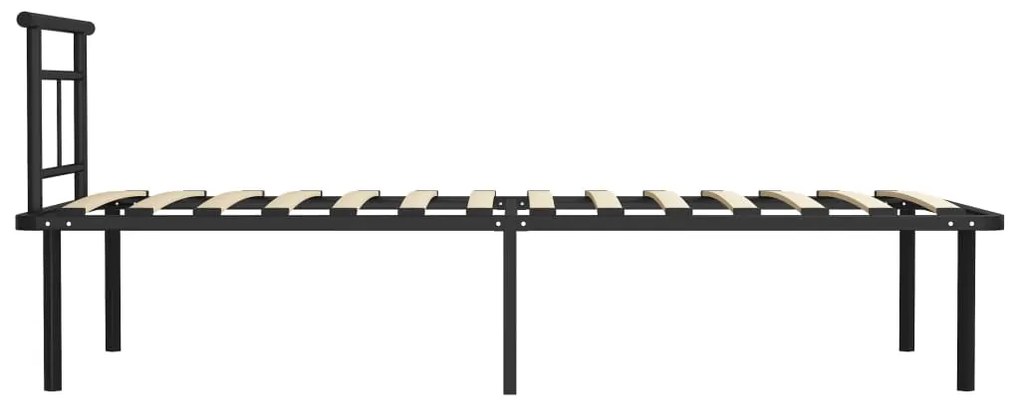 Estrutura de cama 90x200 cm metal preto