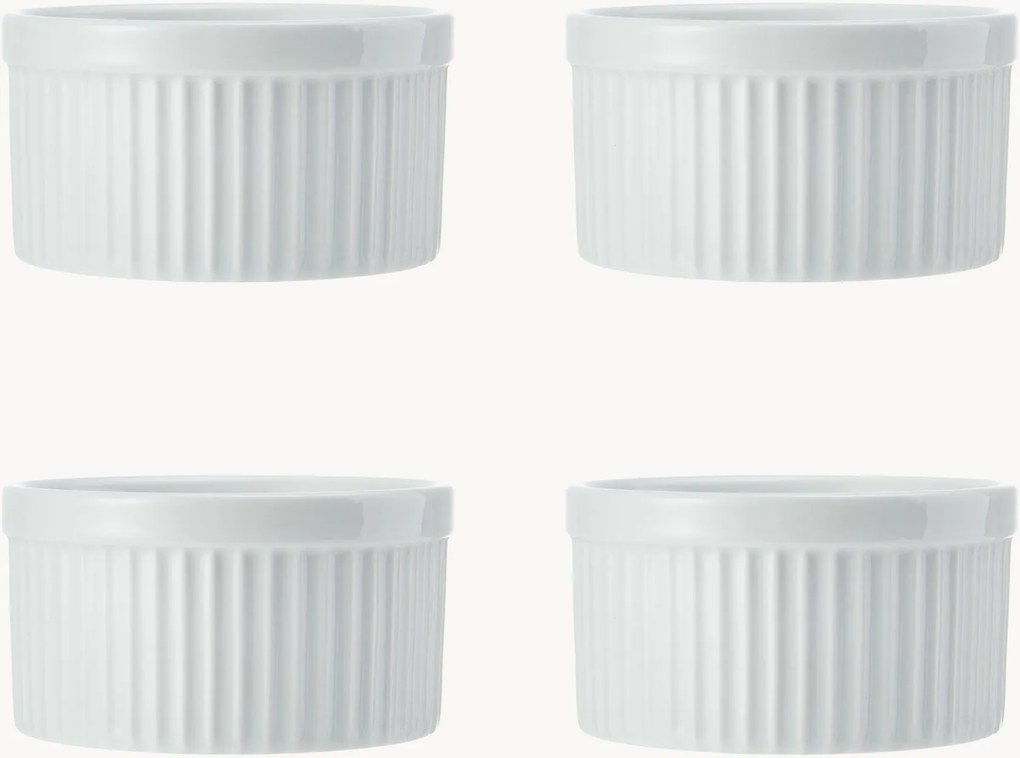 Formas para forno em porcelana Chalk, conjunto de 4