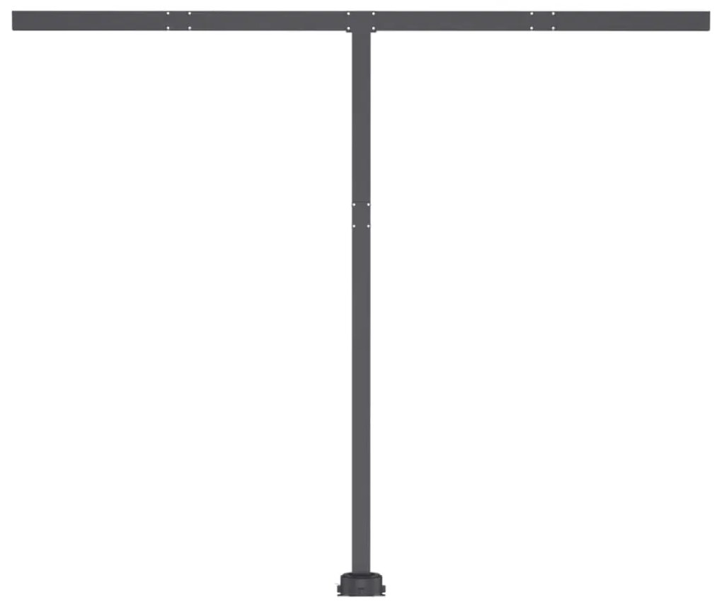 Toldo retrátil manual independente 350x250 cm cor creme