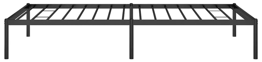 Estrutura de cama 100x190 cm metal preto