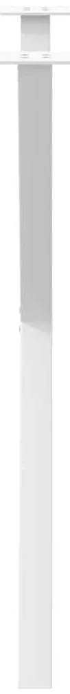 Pés para mesa de jantar em formato de X, 2 peças, branco, 70x(72-73) c