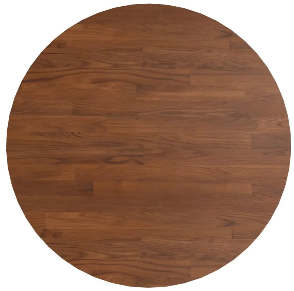 Mesa de bar Ø60x89,5 cm carvalho maciço castanho-escuro