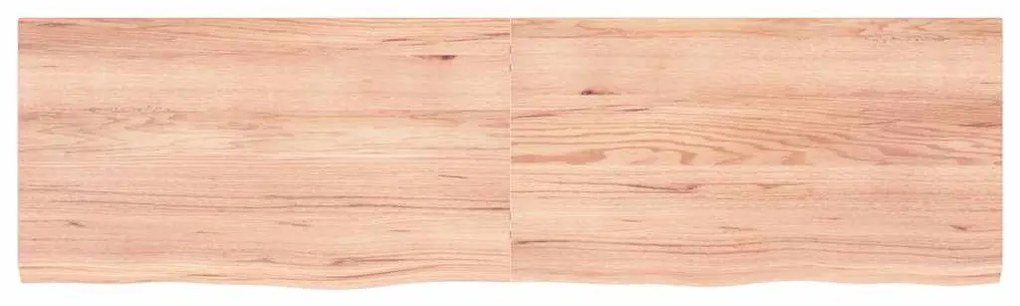 Prateleira de parede 180x50x(2-4) cm carvalho tratado castanho