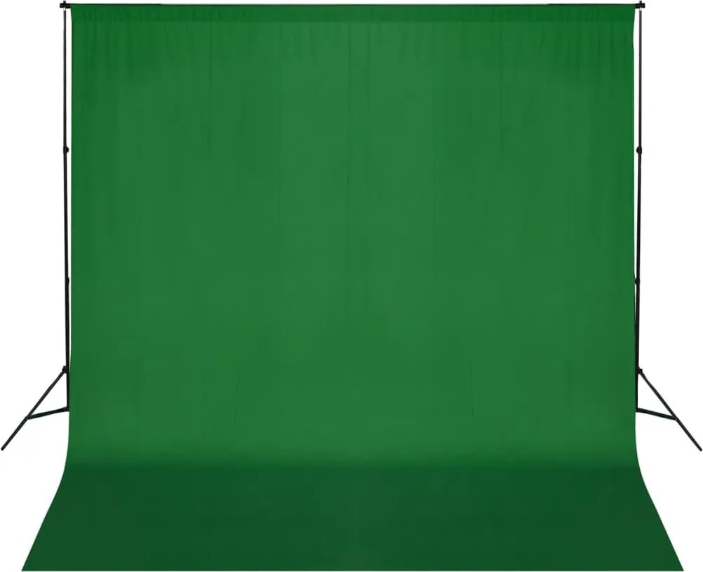 vidaXL Sistema porta-fundos 600 x 300 cm verde