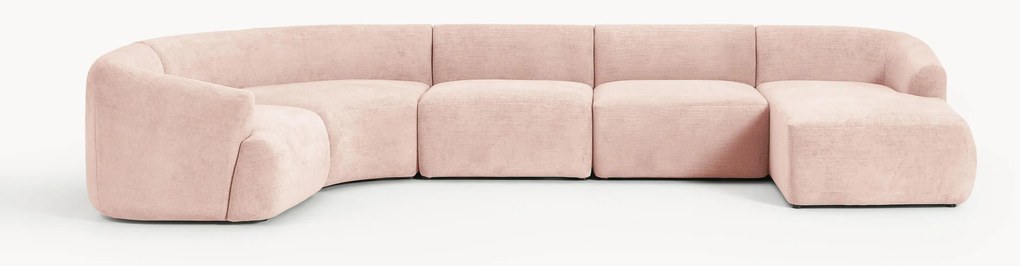 Sofá de canto comprido modular Sofia