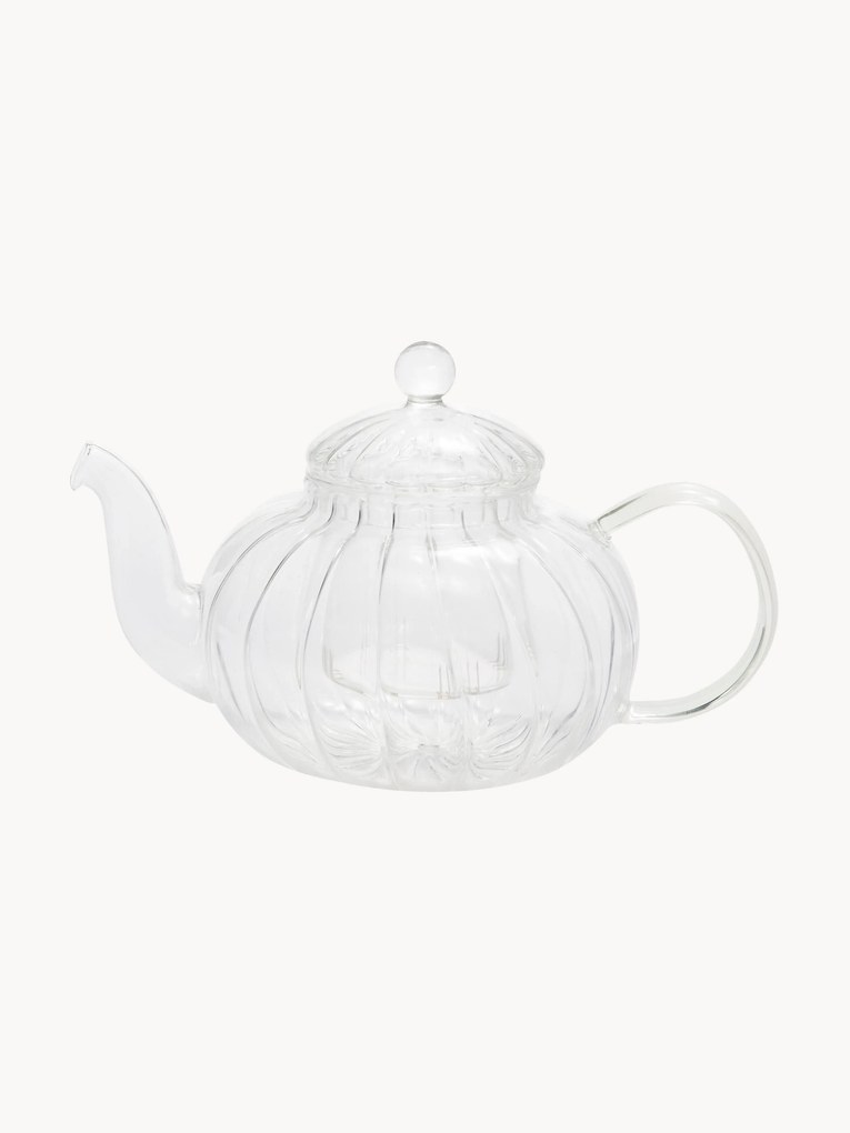 Bule de vidro com infusor de chá Vintage, 1 L