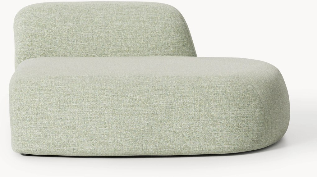 Módulo de chaise longue em bouclé Wolke