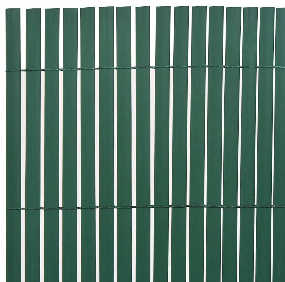 Cerca de jardim dupla face 90x400 cm verde