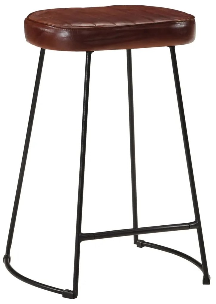 Bancos de bar 2 pcs 41x29x62 cm castanho-escuro