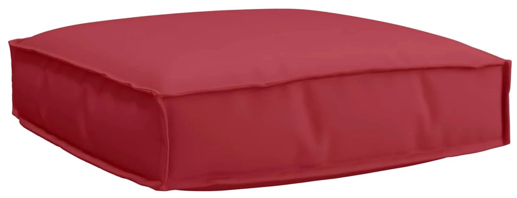 vidaXL Almofada Vinho Vermelho 60 x 60 x 12 cm Tecido Oxford