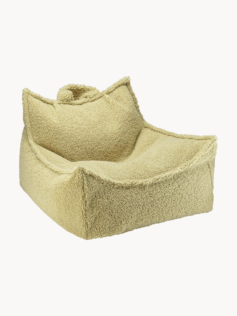 Pufe em teddy para crianças Sugar