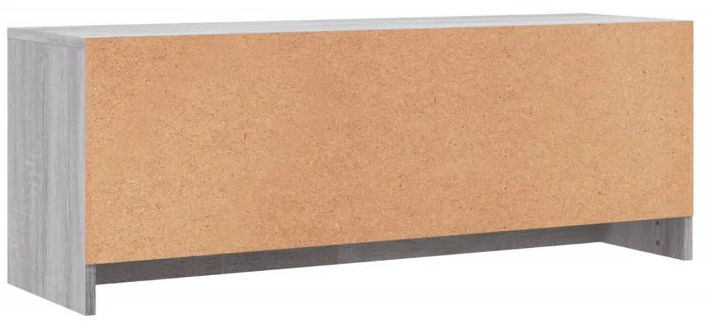 Móvel de TV 102x30x37,5 cm derivados de madeira cinzento sonoma