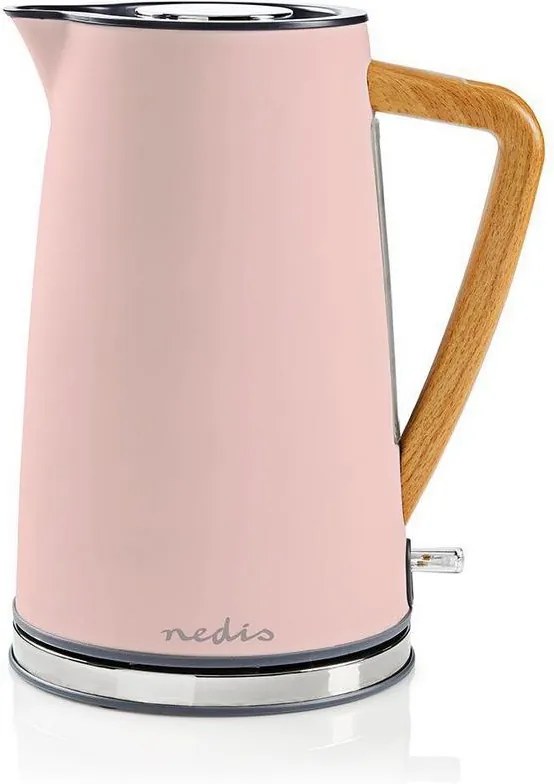 Nedis KAWK510EPK - Chaleira 1,7 l 1850-2200W/230V rosa