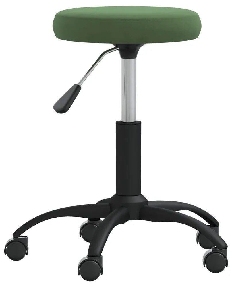 Cadeira de jantar veludo verde-escuro