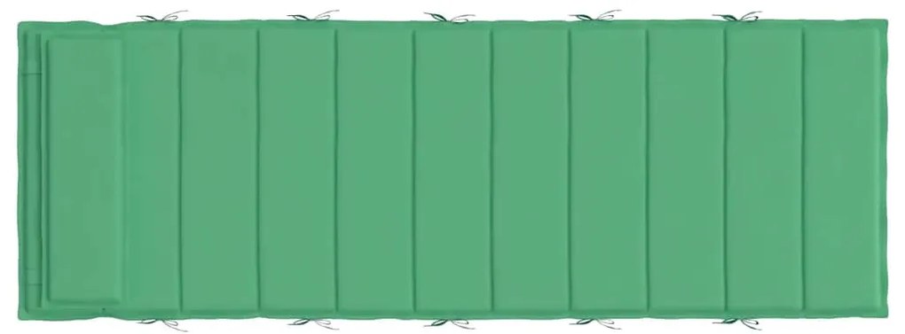 Almofadão p/ espreguiçadeira 180x60x4 cm tecido oxford verde