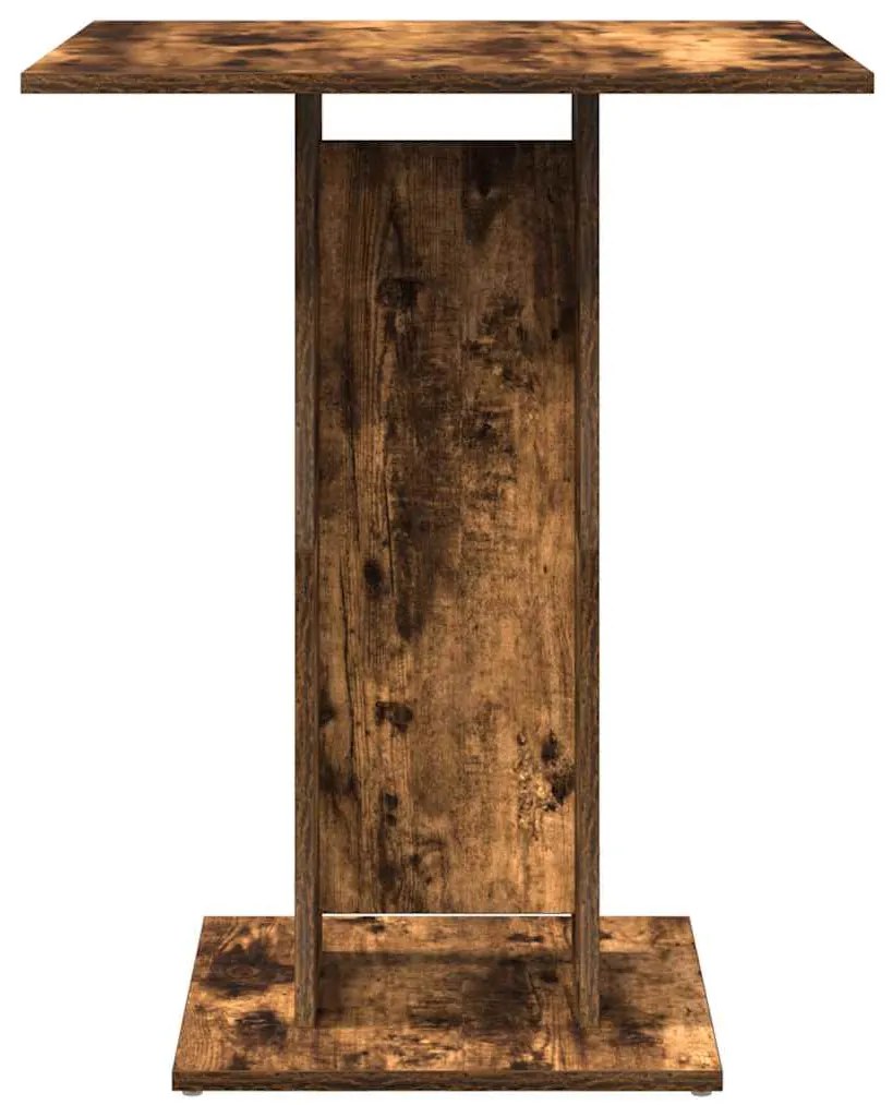 Mesa de bistrô 60x60x75cm derivados de madeira carvalho fumado