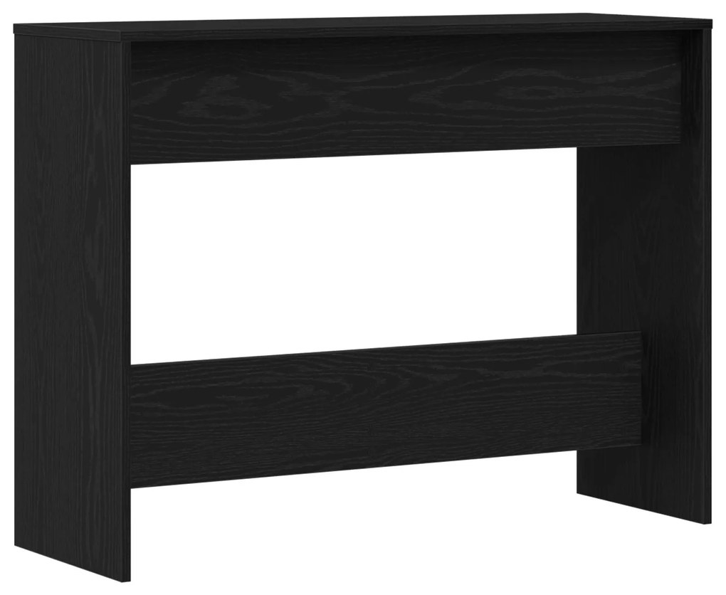 Mesa Console de Carvalho Preto vidaXL - 100x35x76.5 cm - Madeira de en