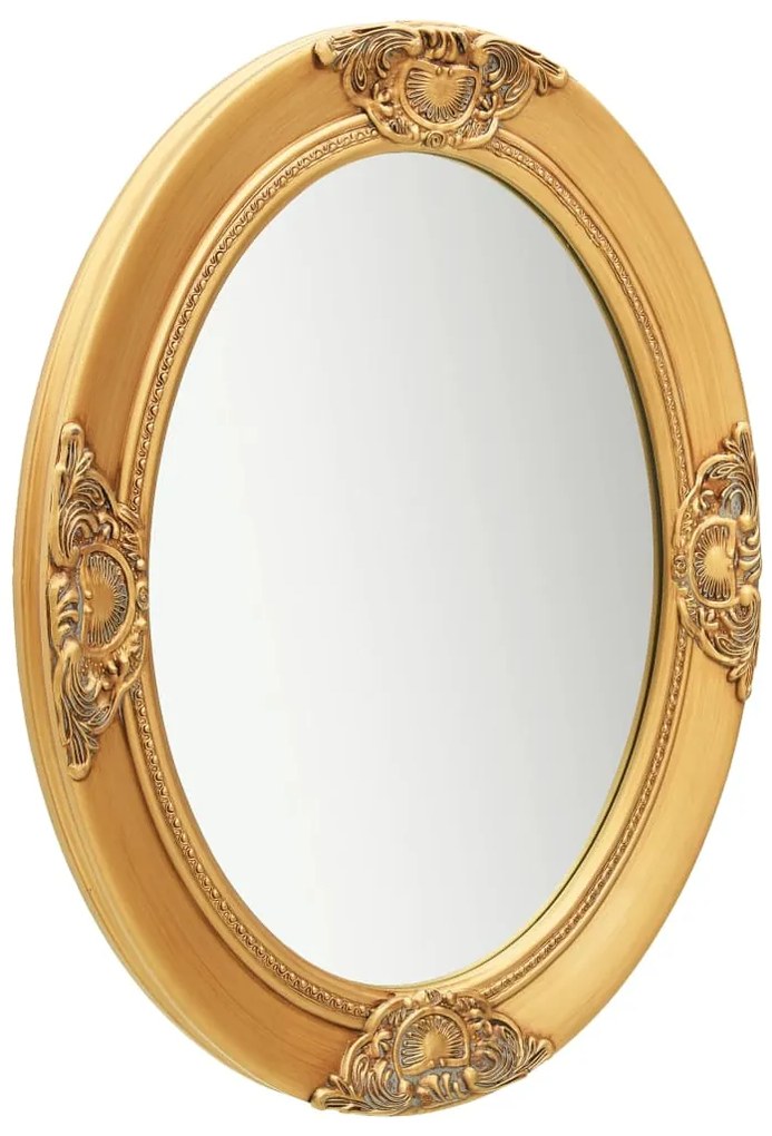 Espelho de parede estilo barroco 50x60 cm dourado